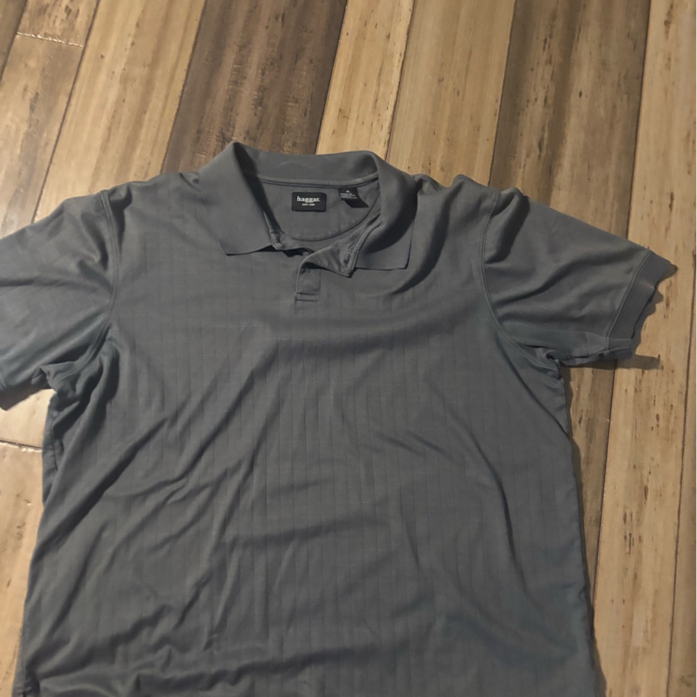 Haggar Men's Charcoal Polo Shirt